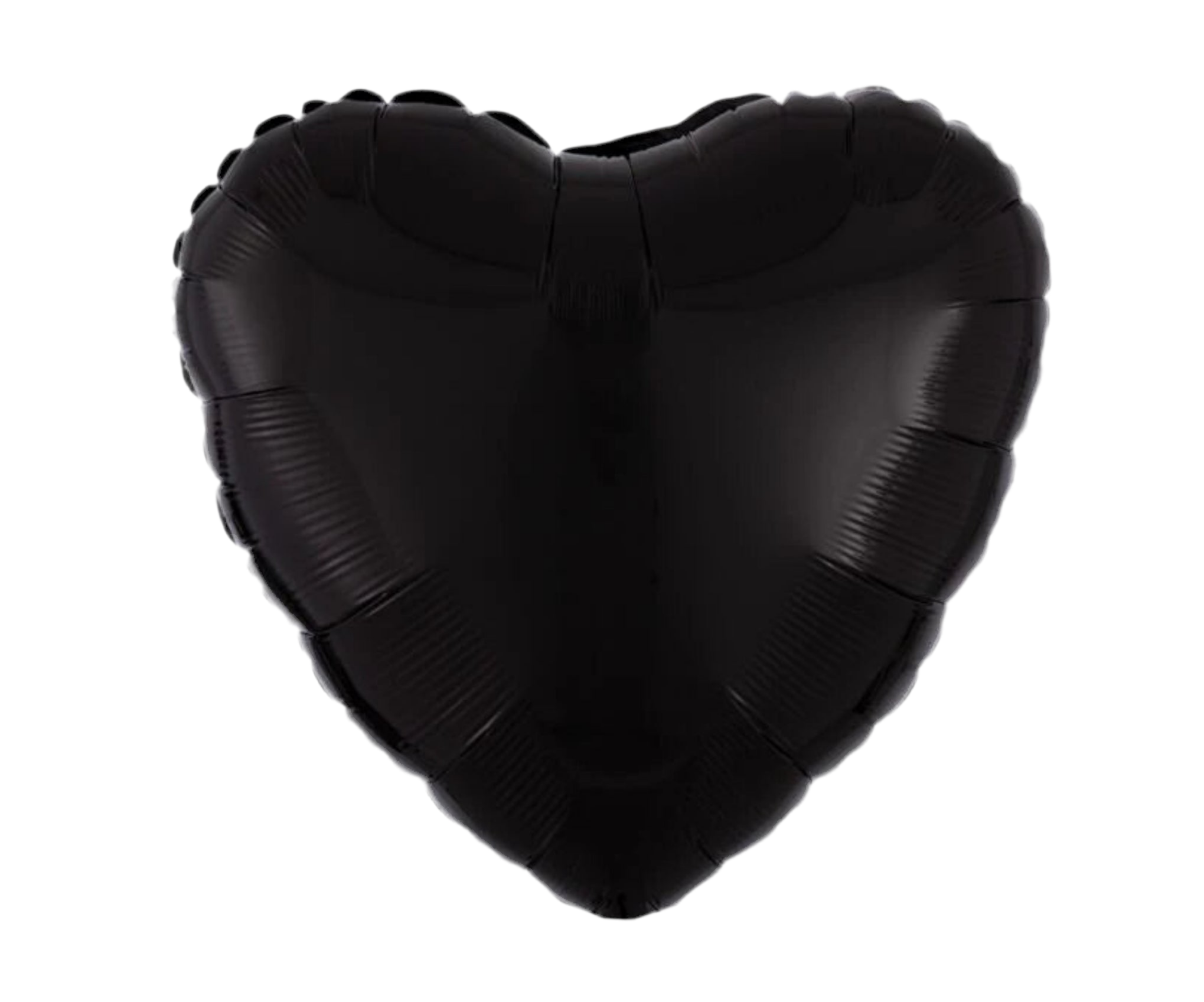 18" Black Heart Shape (Flat)